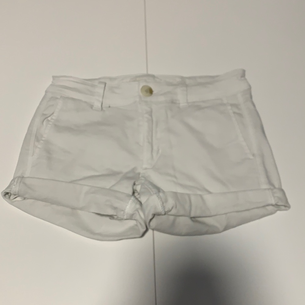 American Eagle Twill Midi Shorts